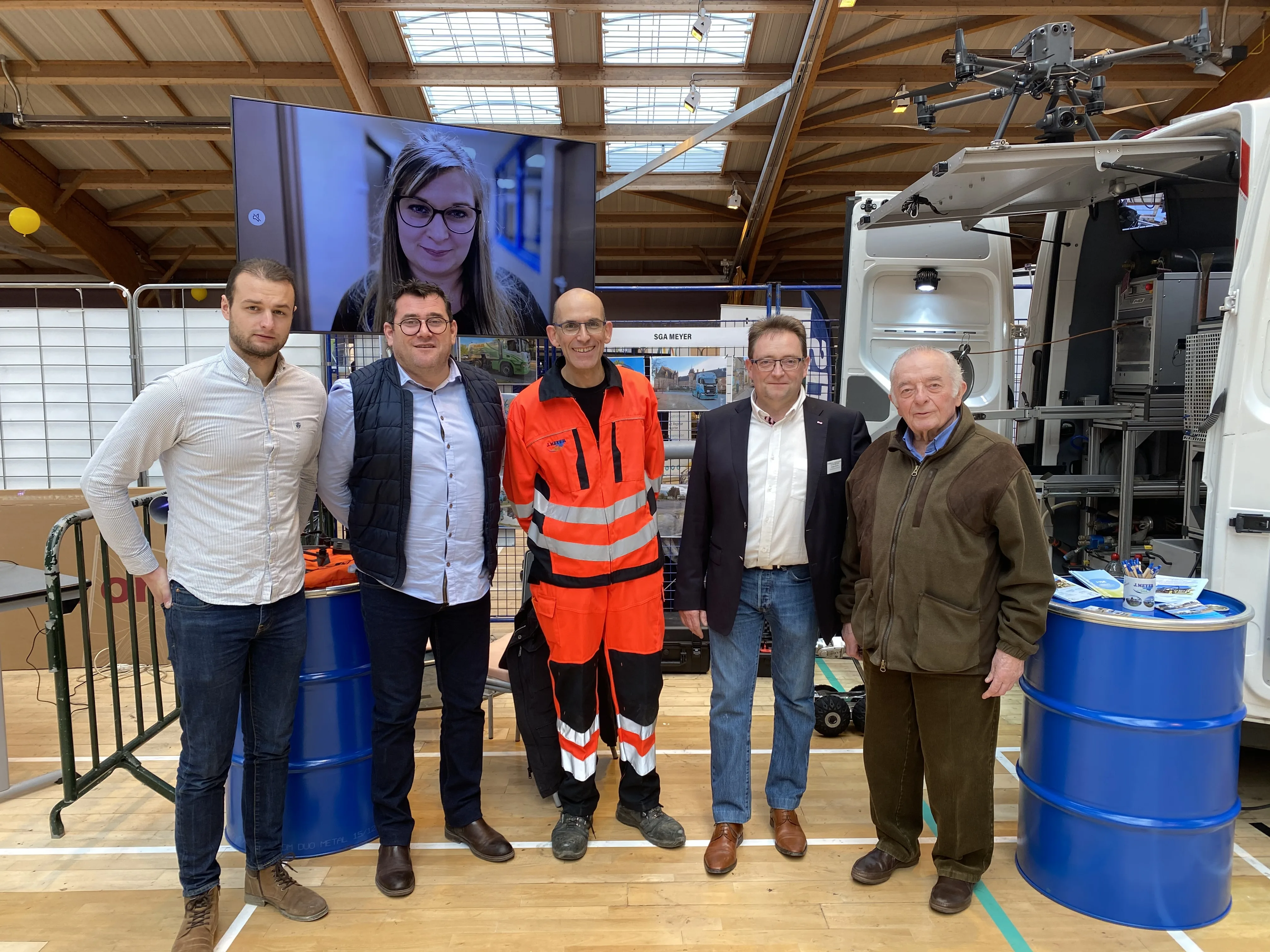 L'équipe SGA J.Meyer au Salon des métiers de Gien